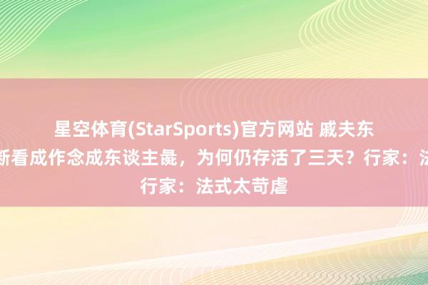 星空体育(StarSports)官方网站 戚夫东谈主被斩断看成作念成东谈主彘，为何仍存活了三天？行家：法式太苛虐